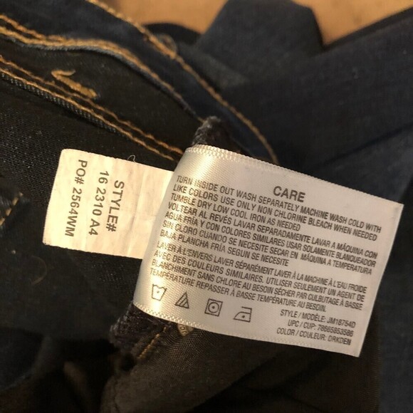 Jordache Skinny Dark WashJeans Size 16 - Picture 6 of 11